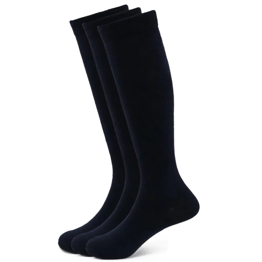 Student's Choice Girls 3-Pack Classic Flat School Uniform Knee High Dress Socks sold by S&D product image thumbnail 3