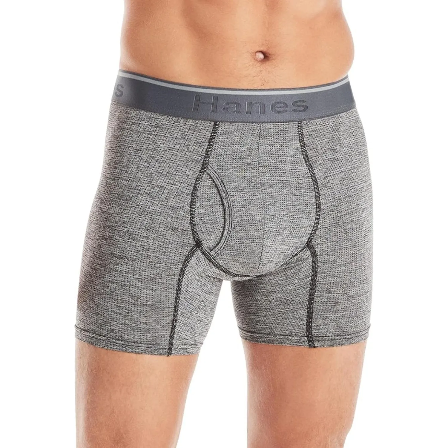 Hanes Mens Comfort Flex Fit Breathable Stretch Mesh Boxer Brief, 3 Pack, Assorted Colors sold by S&D product image thumbnail 2