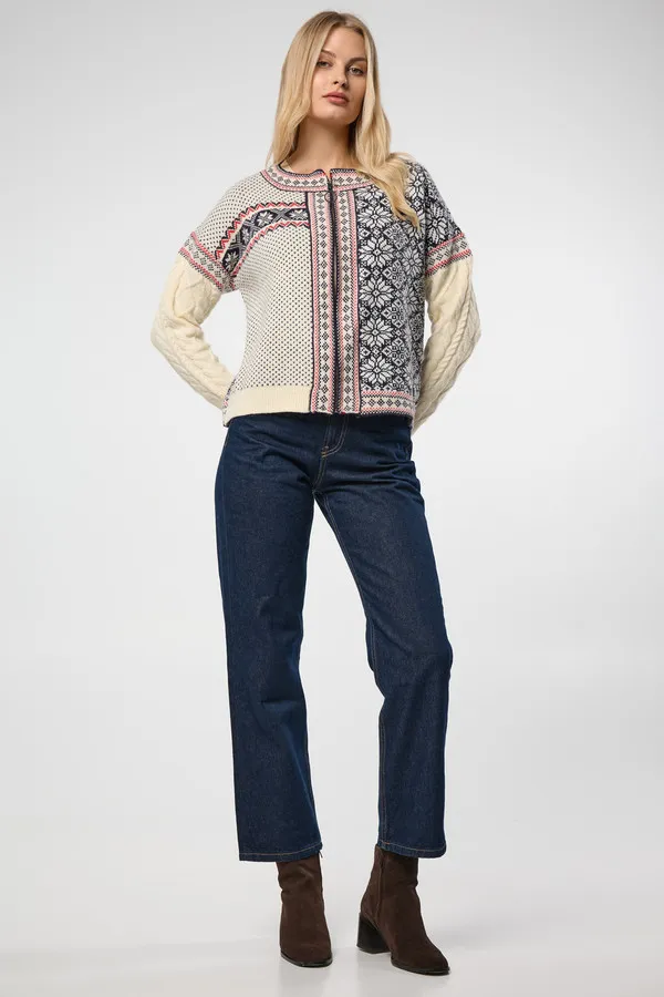 Fair Isle Knit Sleeve Cardigan sold by SAACHI product image thumbnail 4