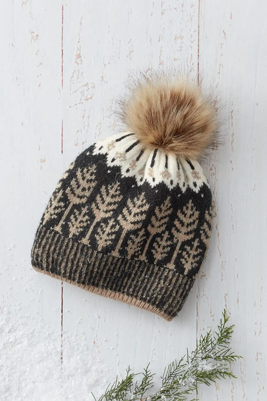 Fair Isle Forest Snow Hat sold by SAACHI