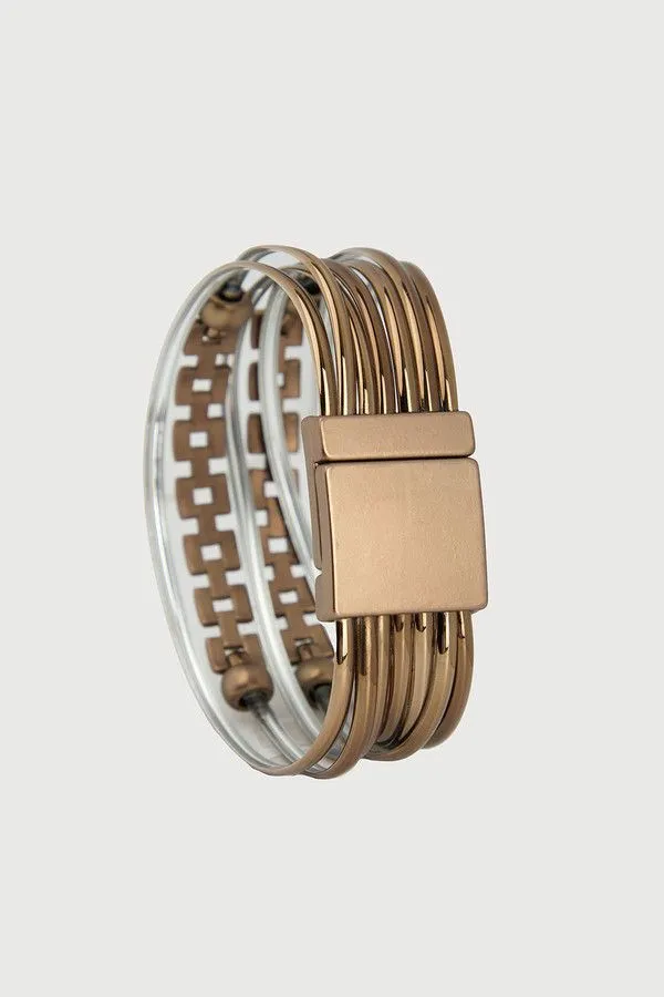 Chain & Cord Leather Bracelet sold by SAACHI product image thumbnail 2