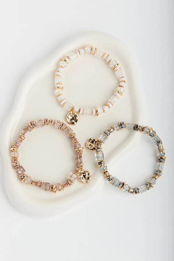 Beaded Stretch Hammer Bracelet sold by SAACHI