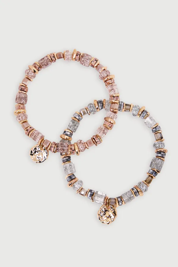 Beaded Stretch Hammer Bracelet sold by SAACHI product image thumbnail 5