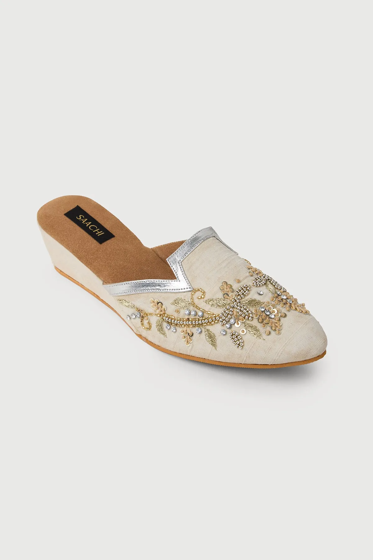 Floral Embellished Trim Mules sold by SAACHI product image thumbnail 2