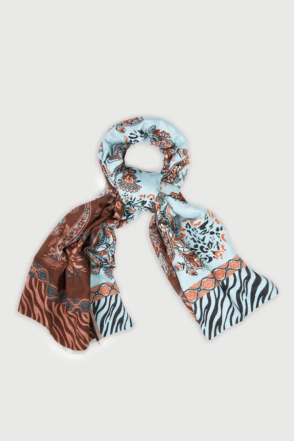 Animal Paisley Reversible Scarf sold by SAACHI