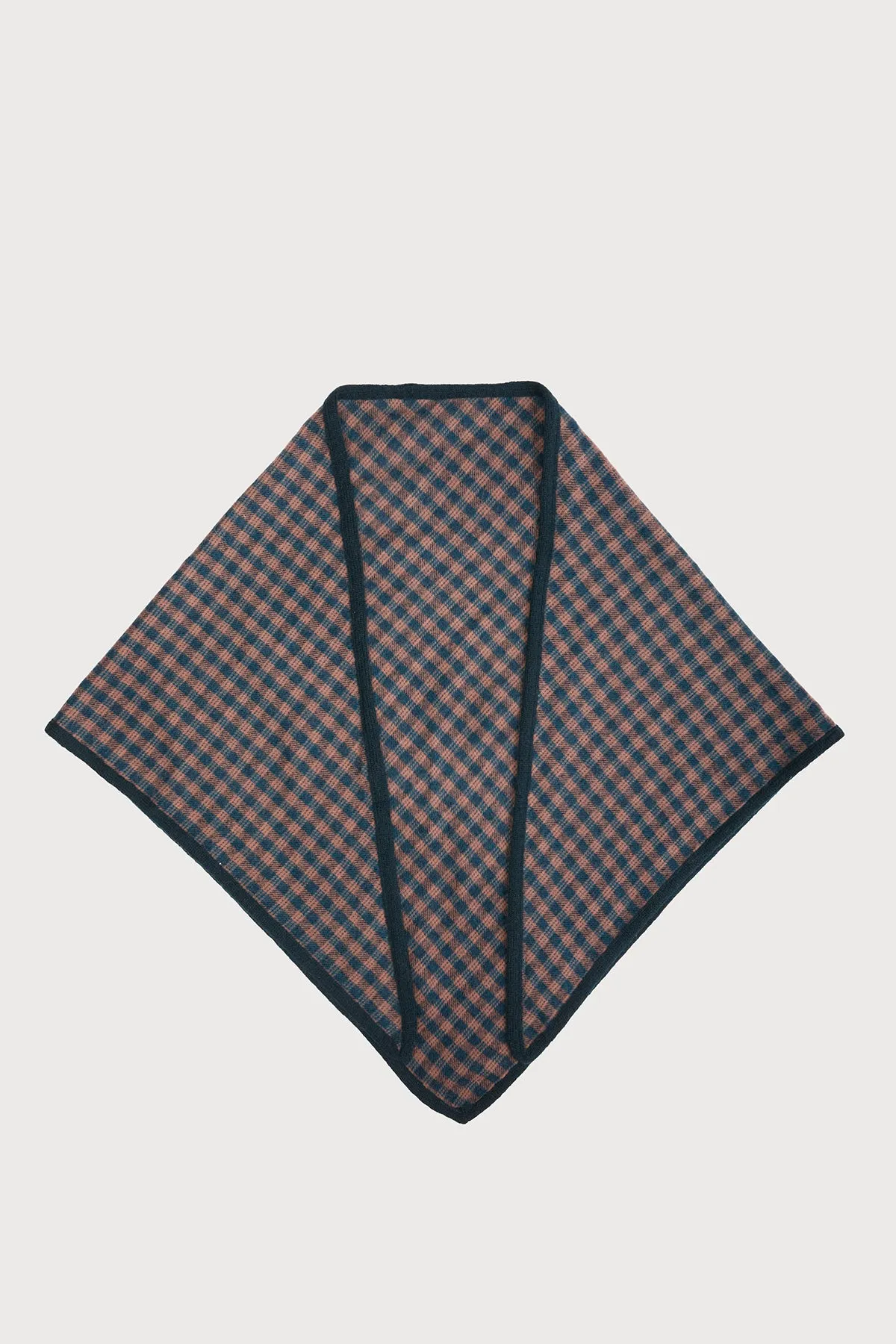 Plaid Wool Triangle Scarf sold by SAACHI product image thumbnail 3