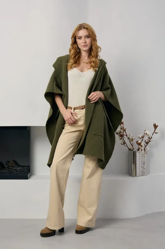 Hooded Oversized Kimono sold by SAACHI