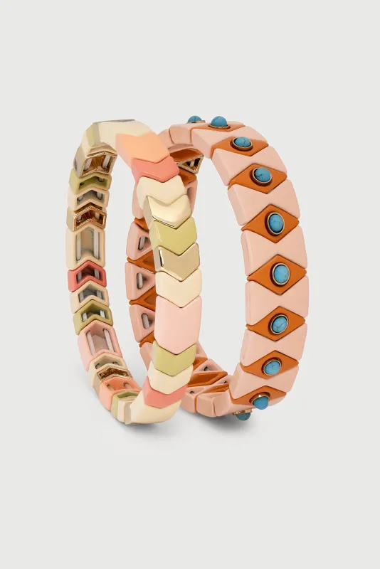 Evil Eye Stretch Bracelet Set sold by SAACHI