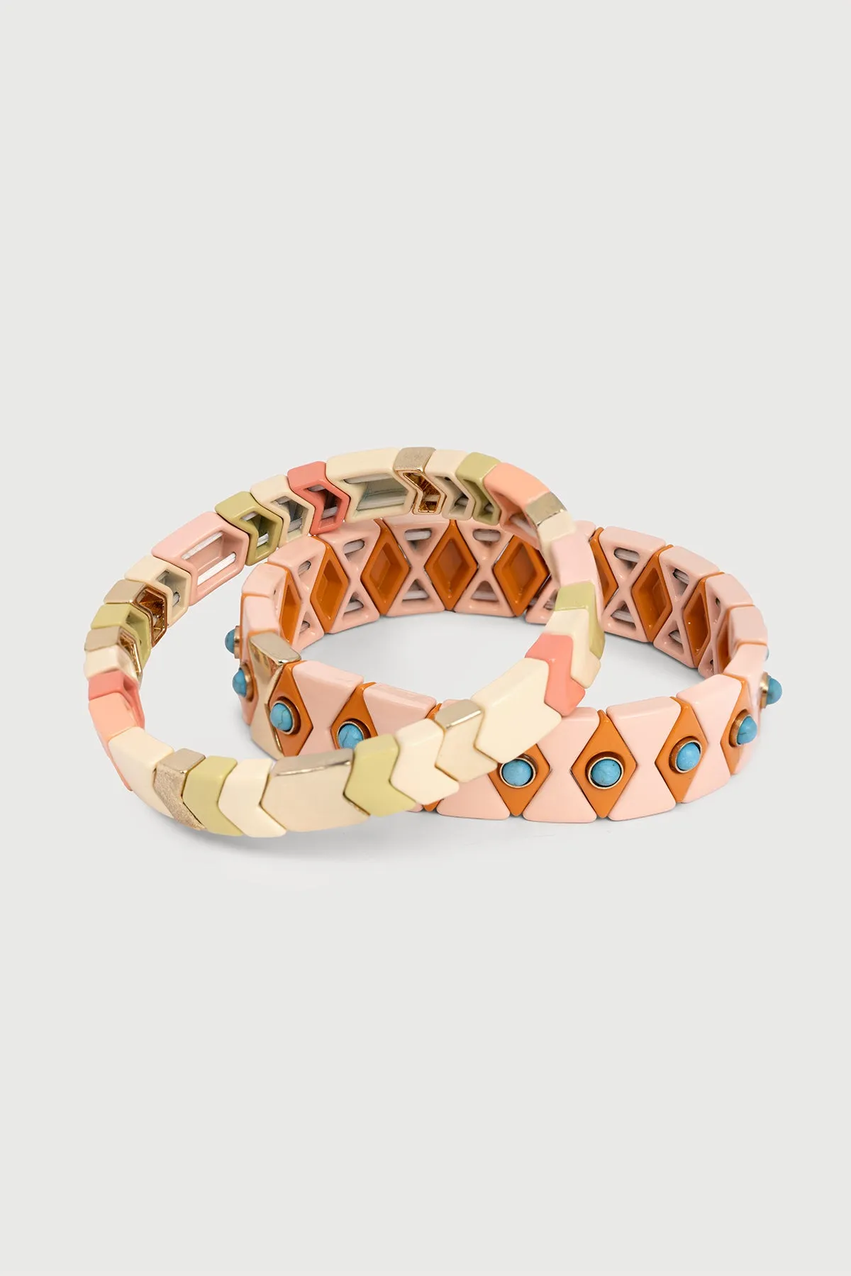 Evil Eye Stretch Bracelet Set sold by SAACHI product image thumbnail 2