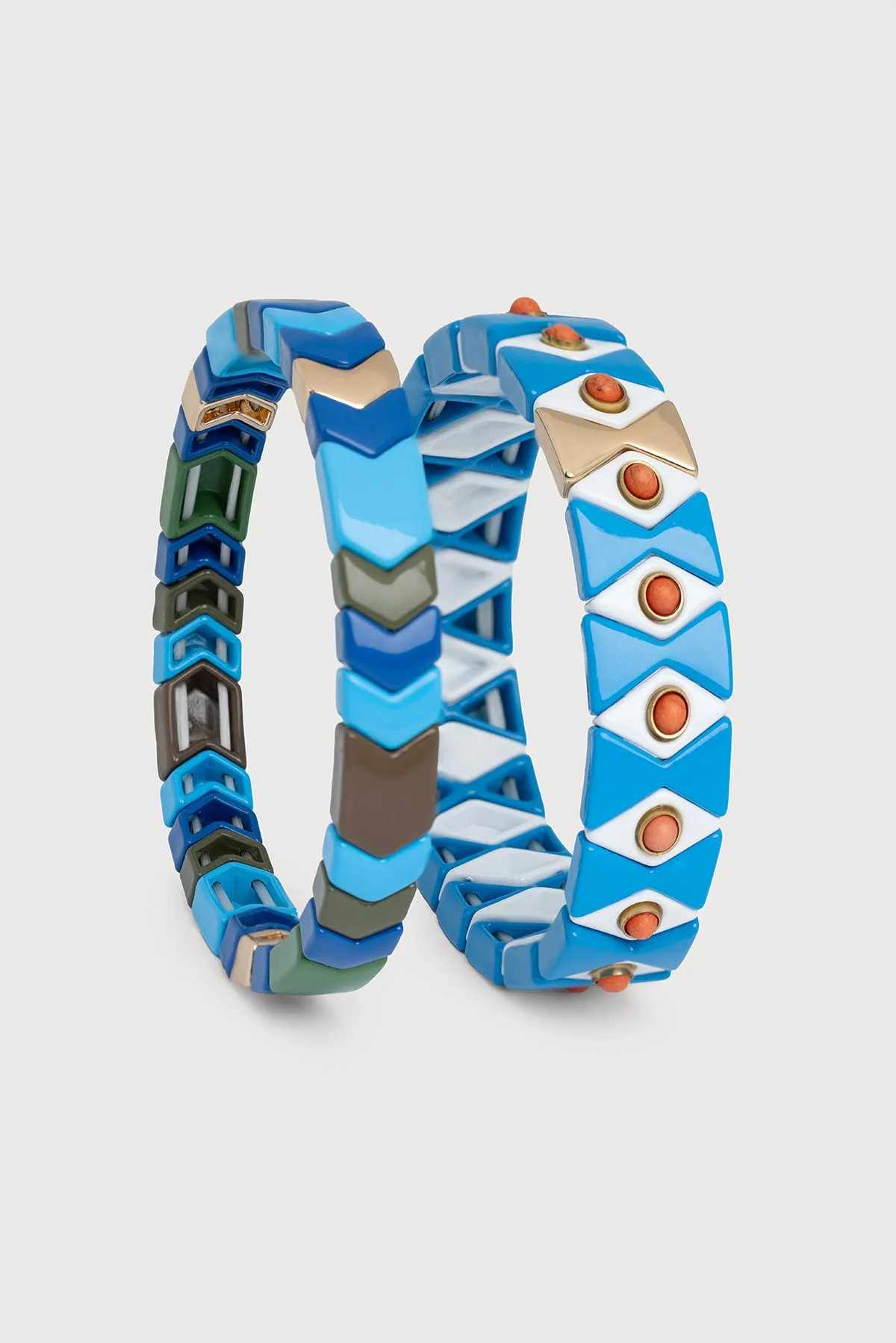 Evil Eye Stretch Bracelet Set sold by SAACHI product image thumbnail 3