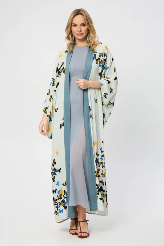 Scattered Butterfly Kimono made by SAACHI