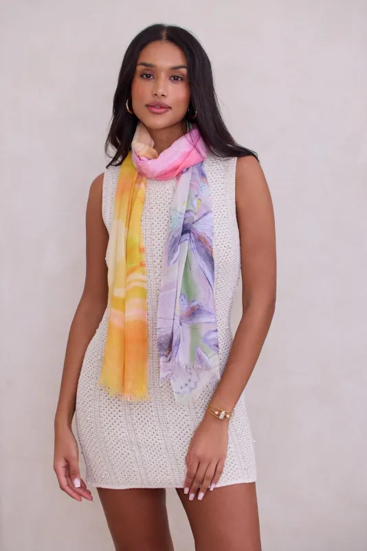 Swirled Butterfly Scarf sold by SAACHI