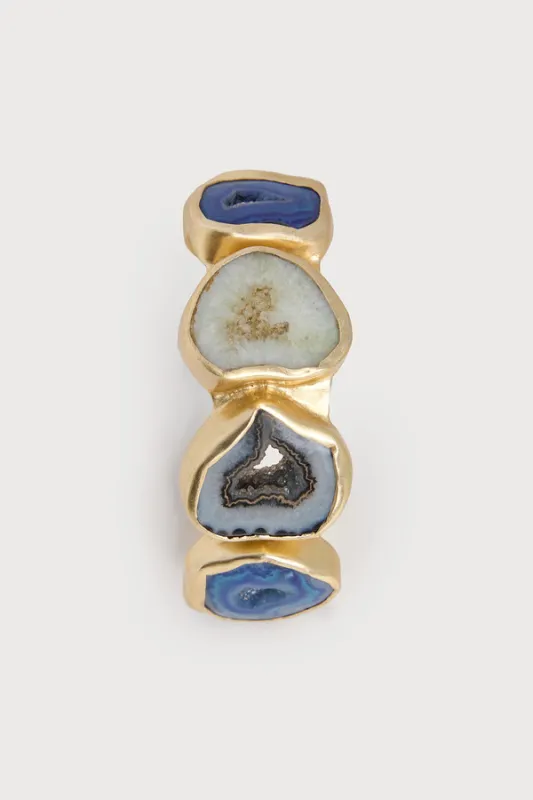 Multi Agate Cuff Bracelet sold by SAACHI