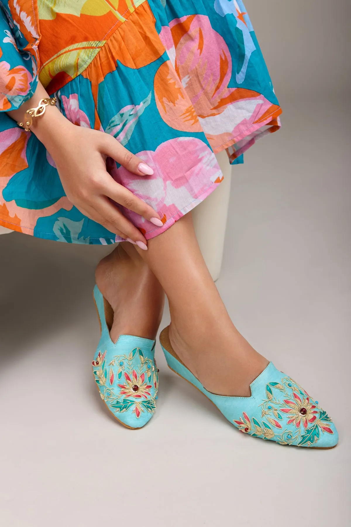 Agara Motif Shoe Mule sold by SAACHI product image thumbnail 2