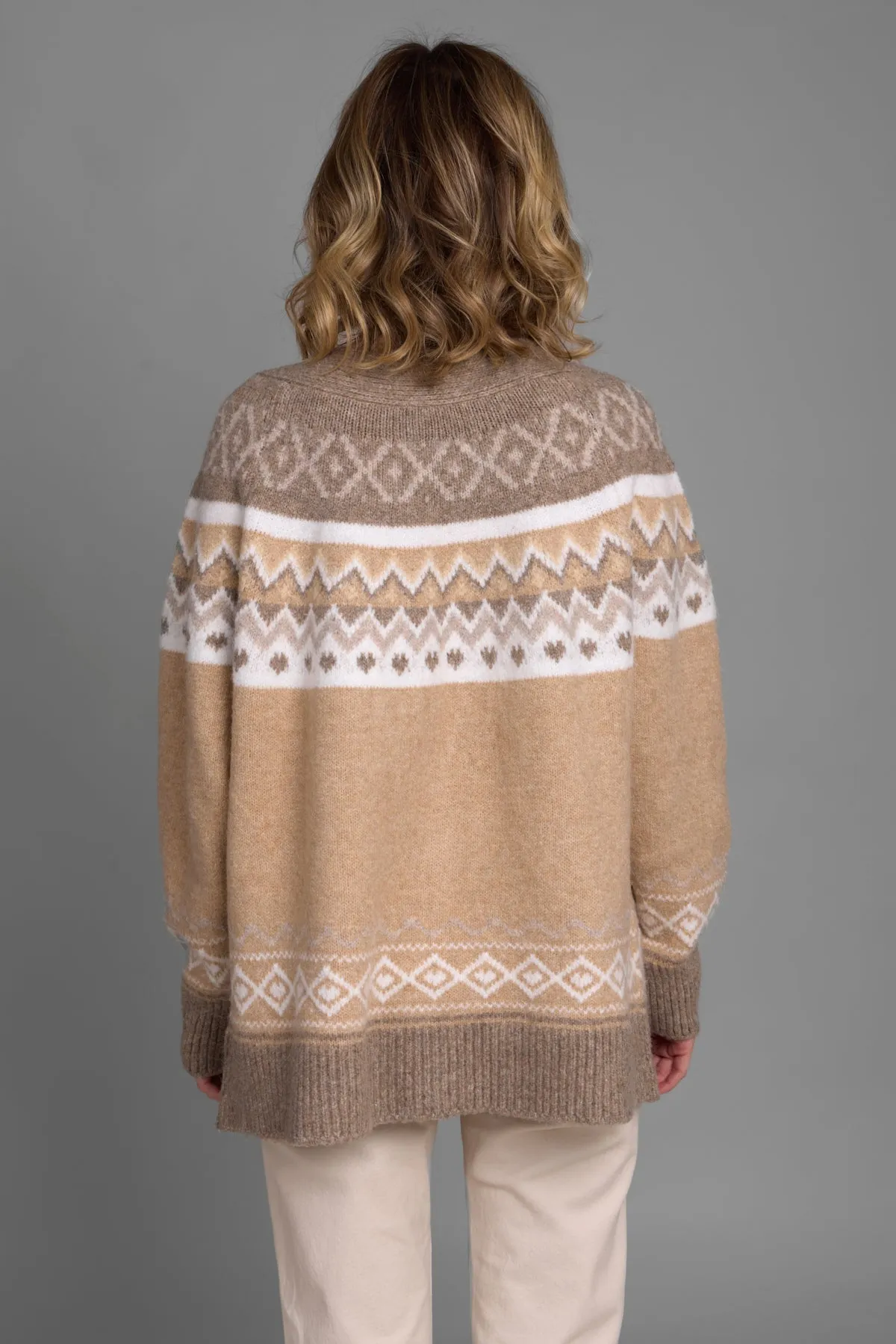 Fair Isle Cardigan Sweater sold by SAACHI product image thumbnail 5