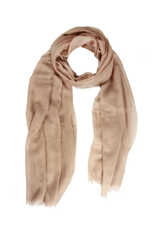 Delicate Solid Cashmere Scarf sold by SAACHI