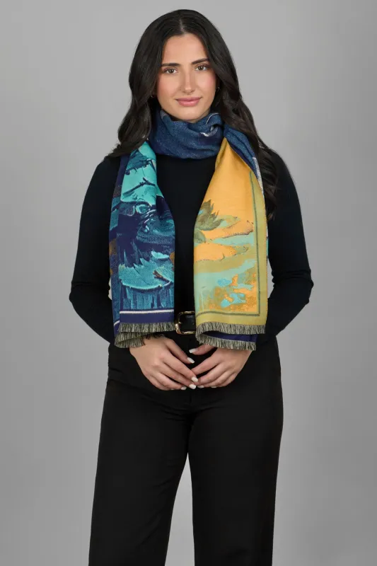Lily Bold Reversible Scarf sold by SAACHI