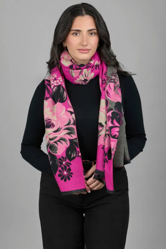 Reversible Blossom Burst Scarf sold by SAACHI