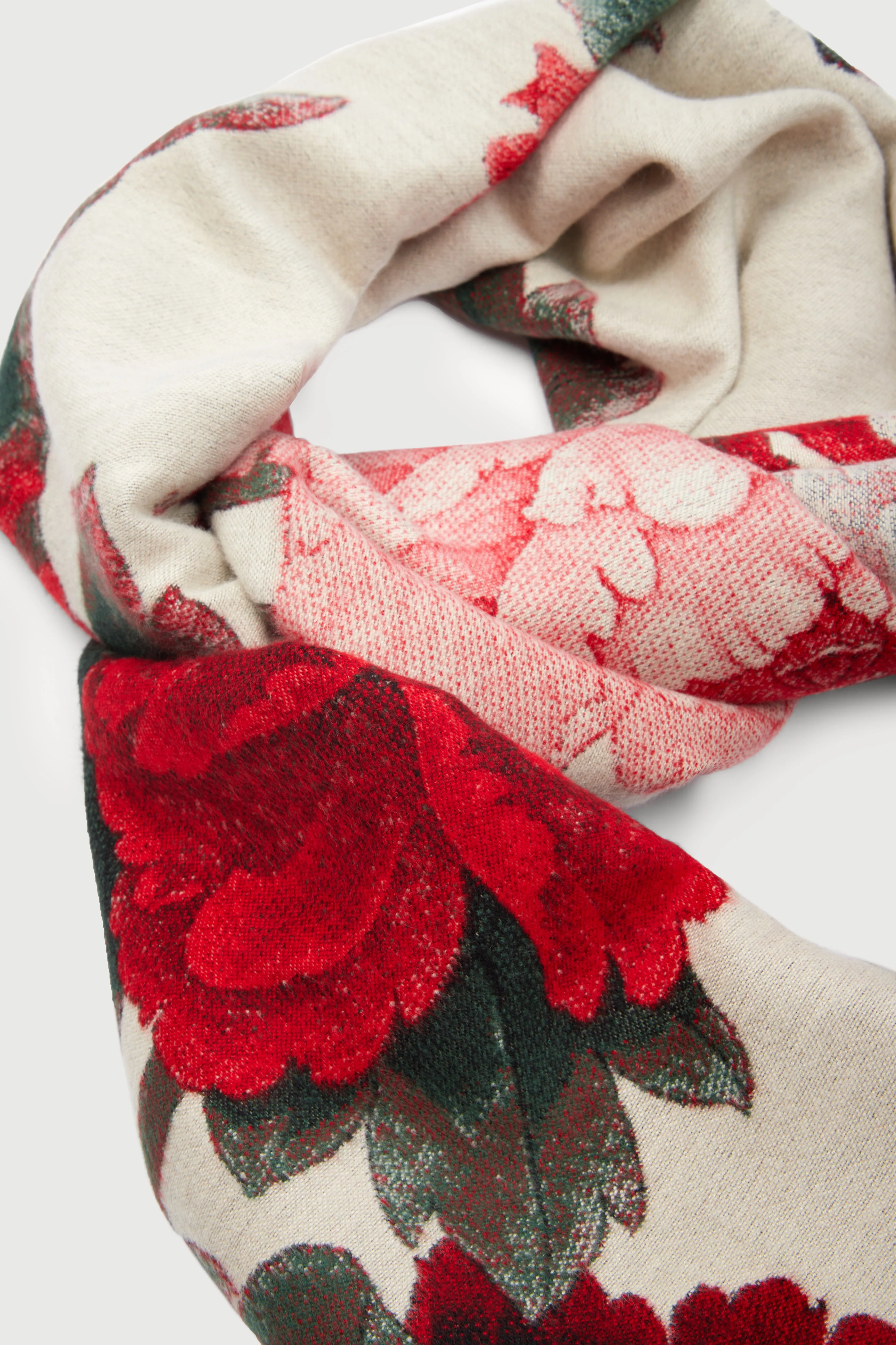 Reversible Large Floral Scarf sold by SAACHI product image thumbnail 4