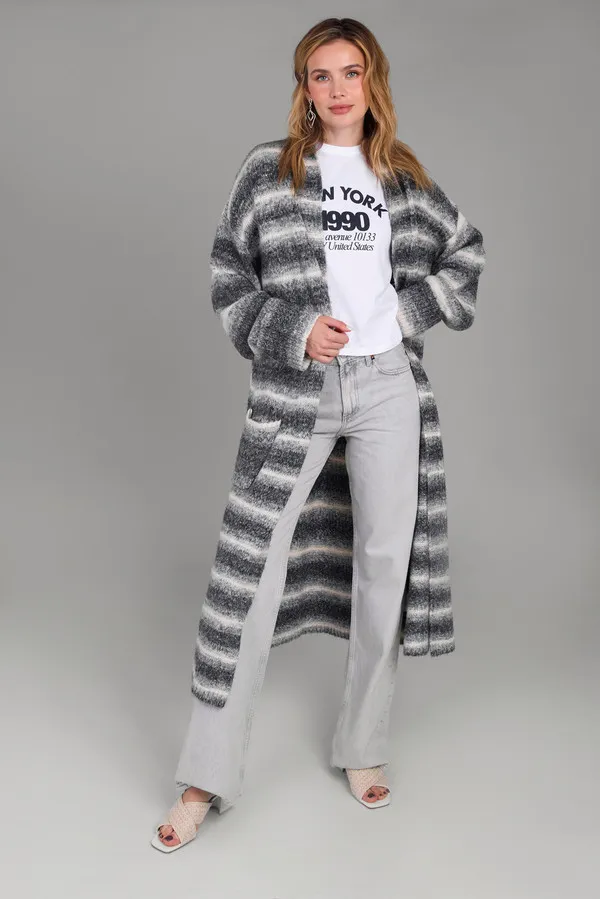 Horizontal Striped Coatigan sold by SAACHI product image thumbnail 2