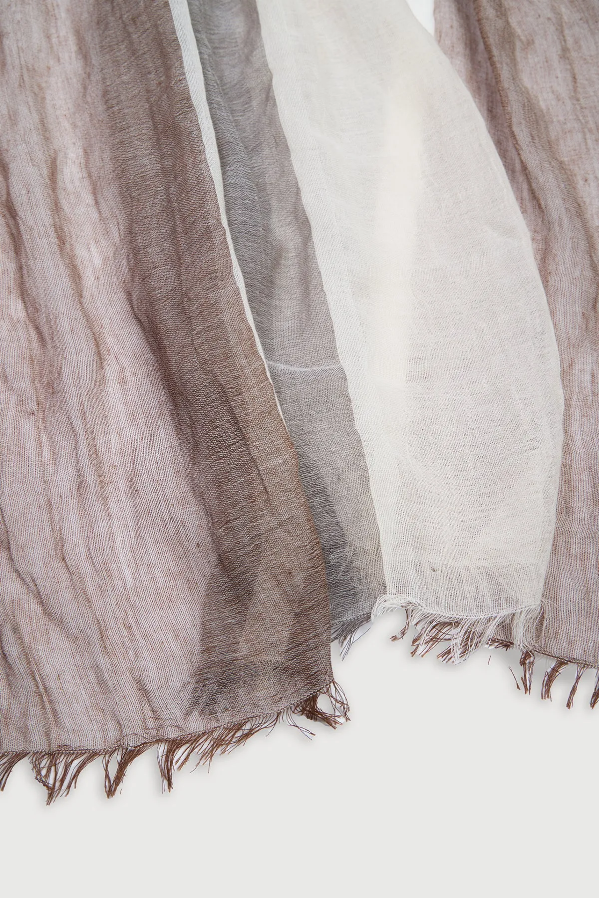 Striped Fringed Beach Scarf sold by SAACHI product image thumbnail 5