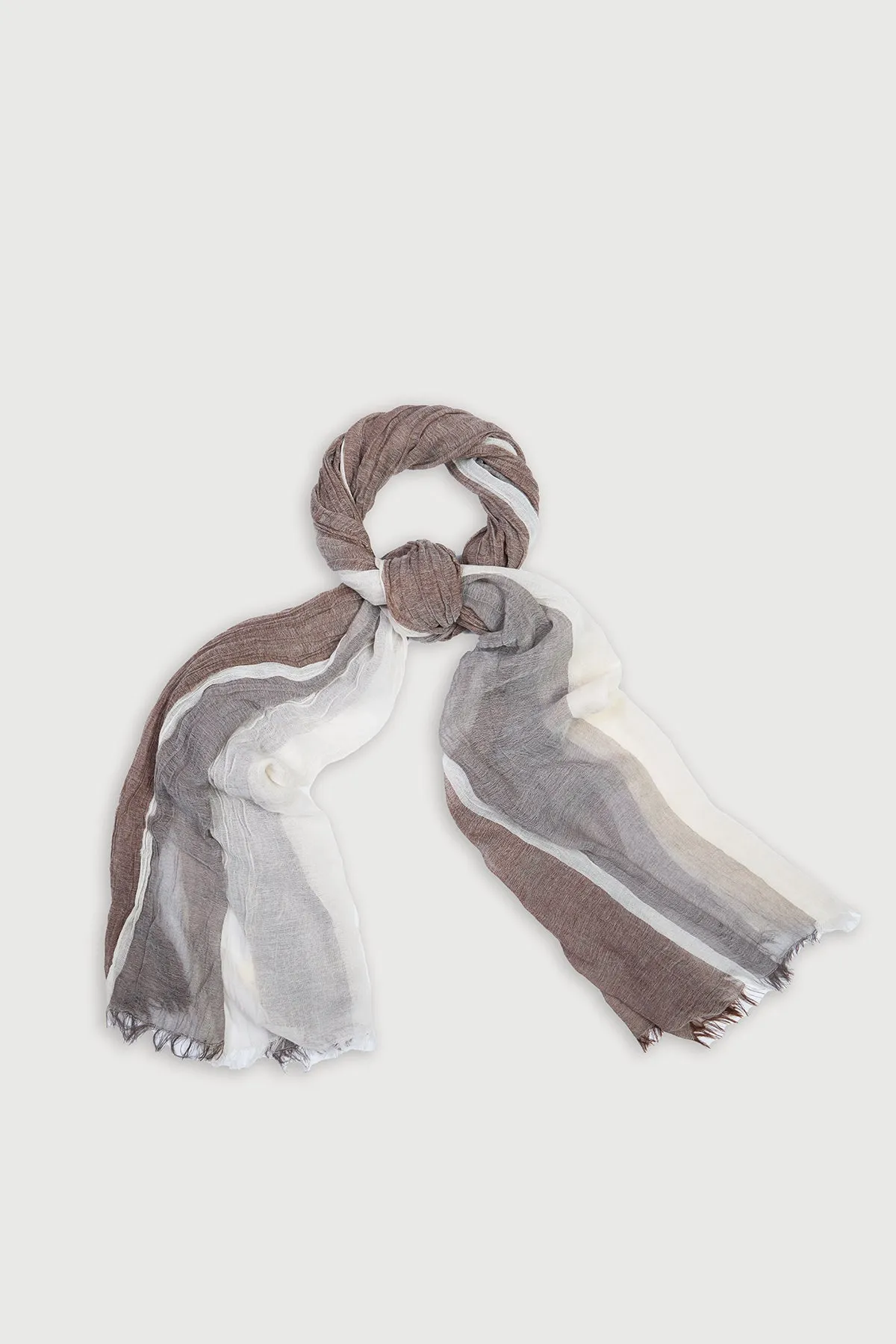 Striped Fringed Beach Scarf sold by SAACHI product image thumbnail 4