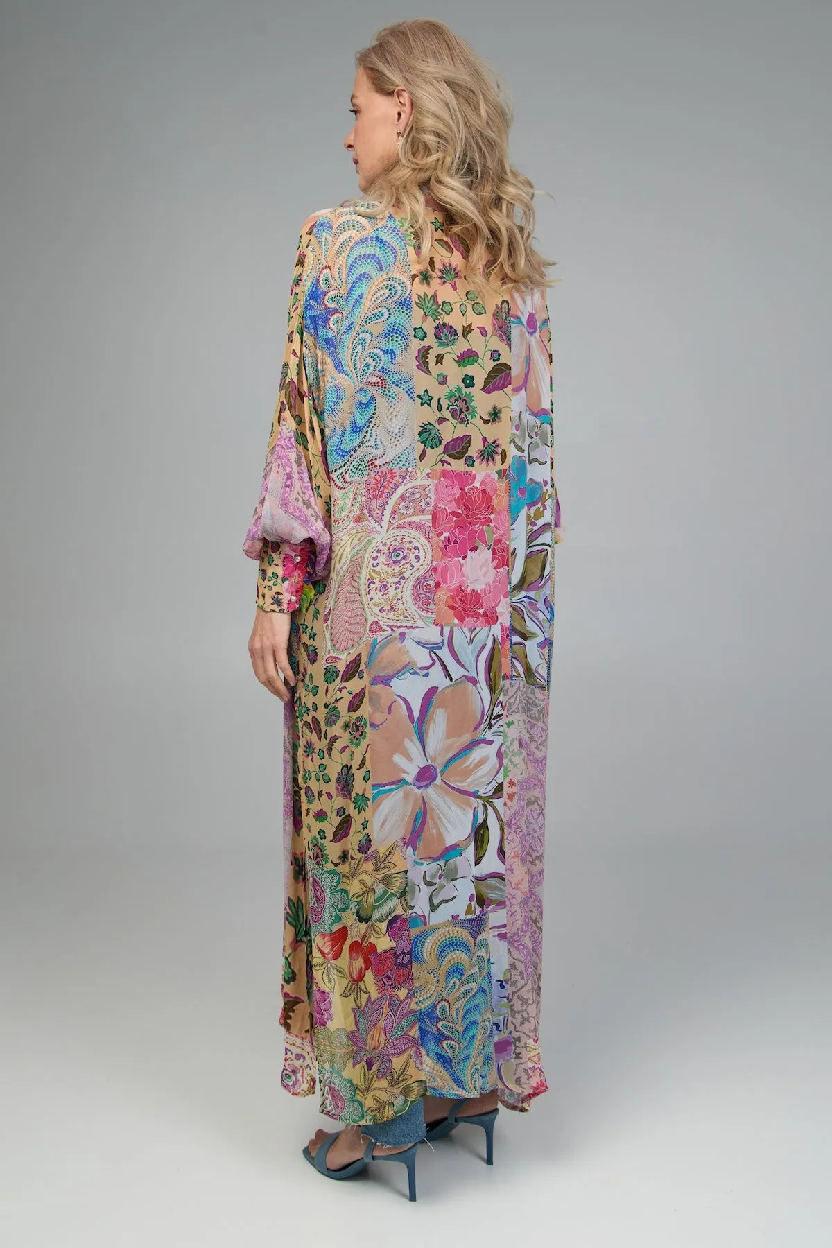 Floral Patch Long Kimono sold by SAACHI product image thumbnail 2