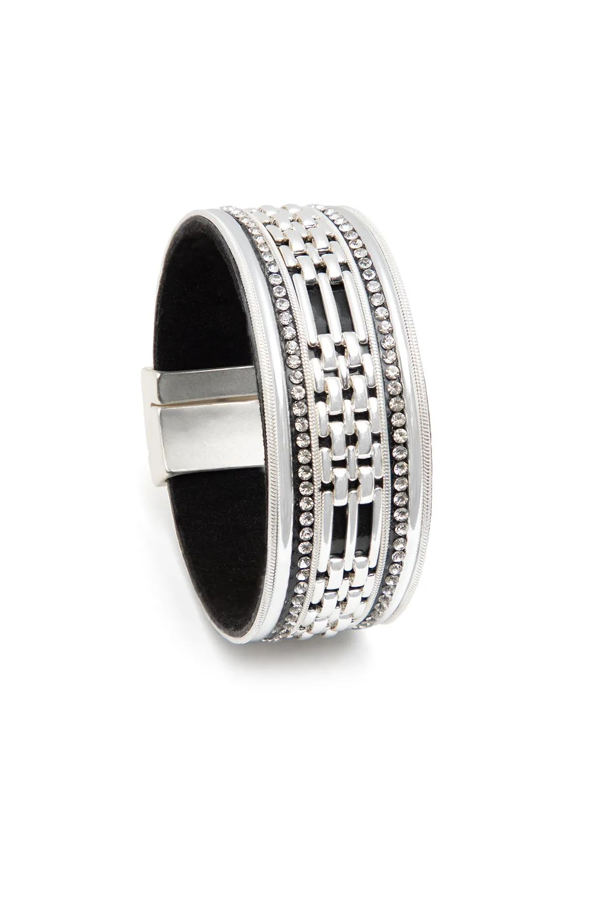 Chain Link Crystal Bracelet sold by SAACHI product image thumbnail 4