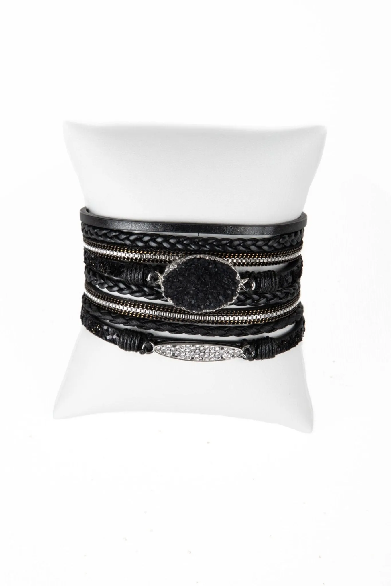 Sparkly Druzy Braided Bracelet sold by SAACHI product image thumbnail 5