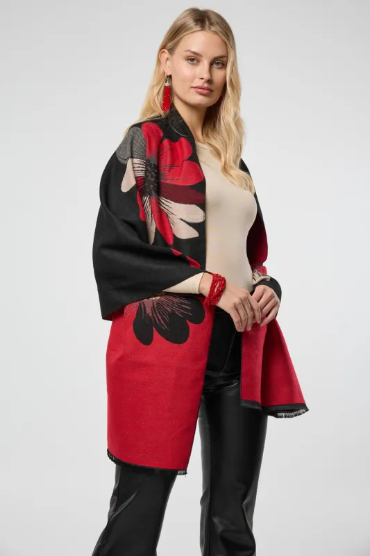 Fresh Floral Reversible Scarf sold by SAACHI