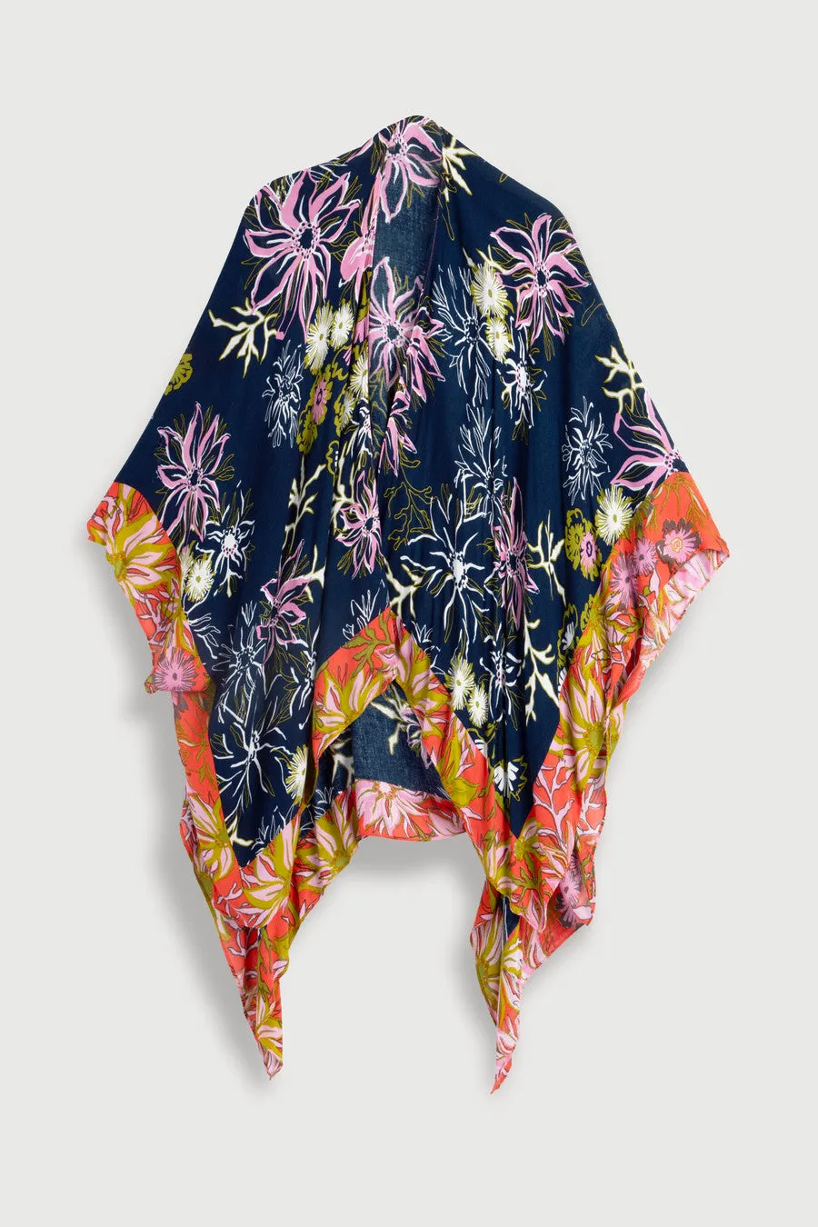 Vibrant Pattern Floral Kimono sold by SAACHI product image thumbnail 2