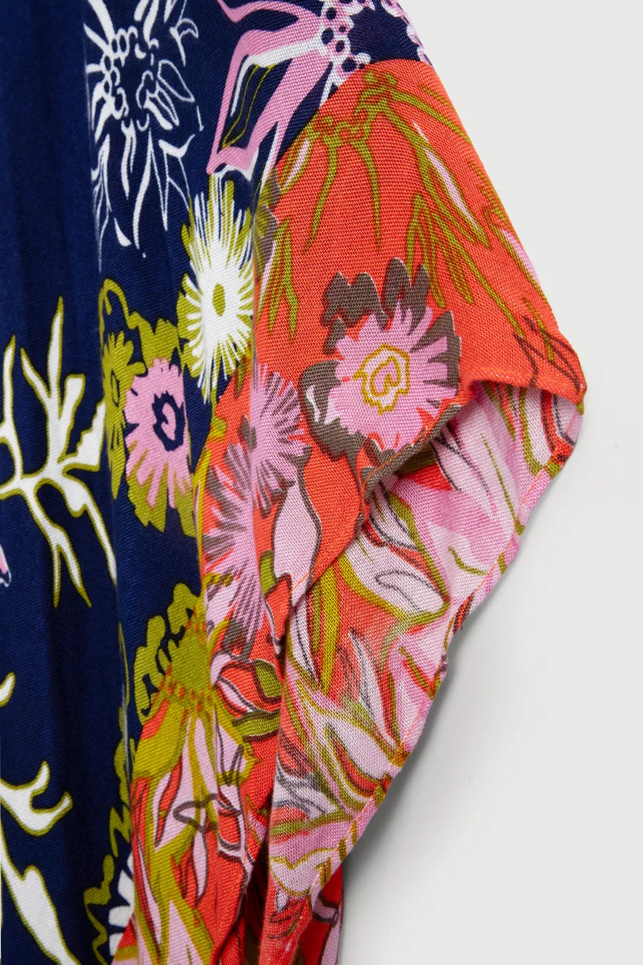 Vibrant Pattern Floral Kimono sold by SAACHI product image thumbnail 4