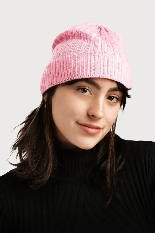 Slouchy Ribbed Cuffed Beanie sold by SAACHI