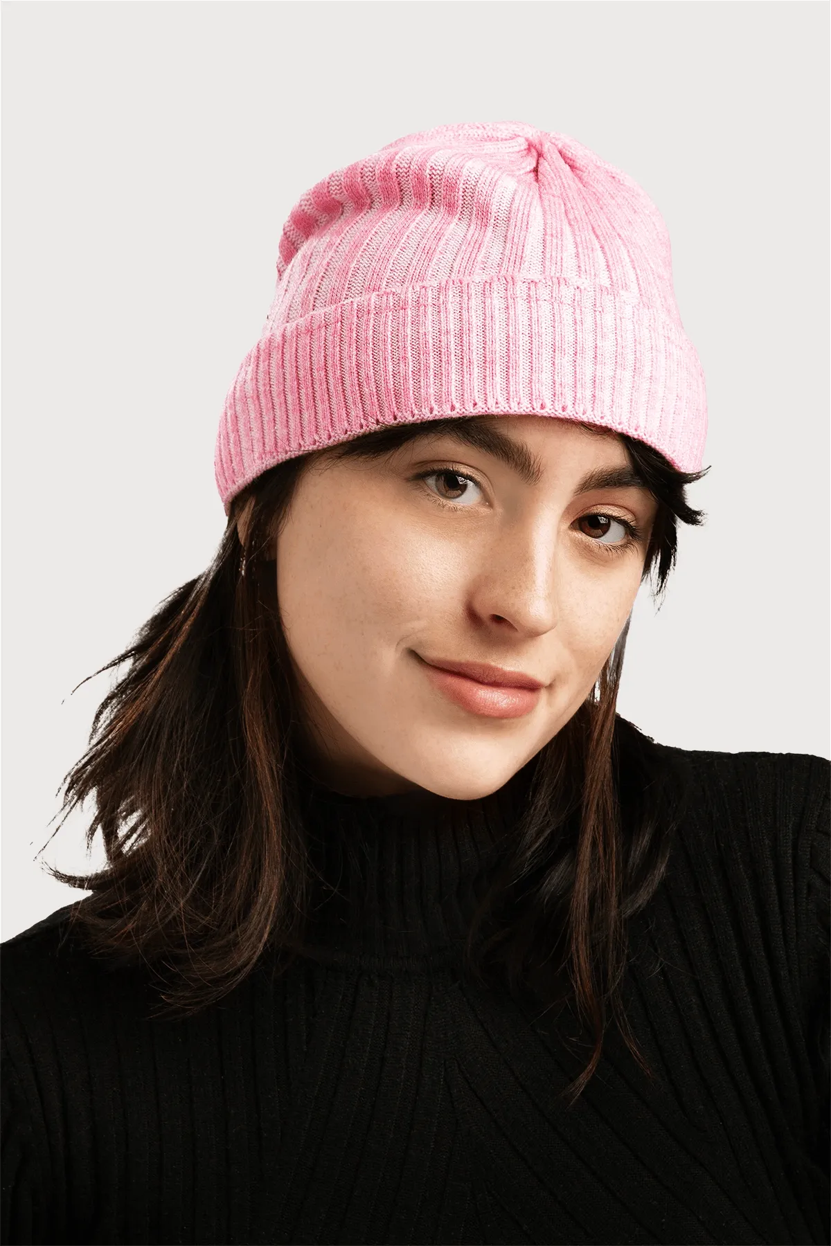 Slouchy Ribbed Cuffed Beanie sold by SAACHI