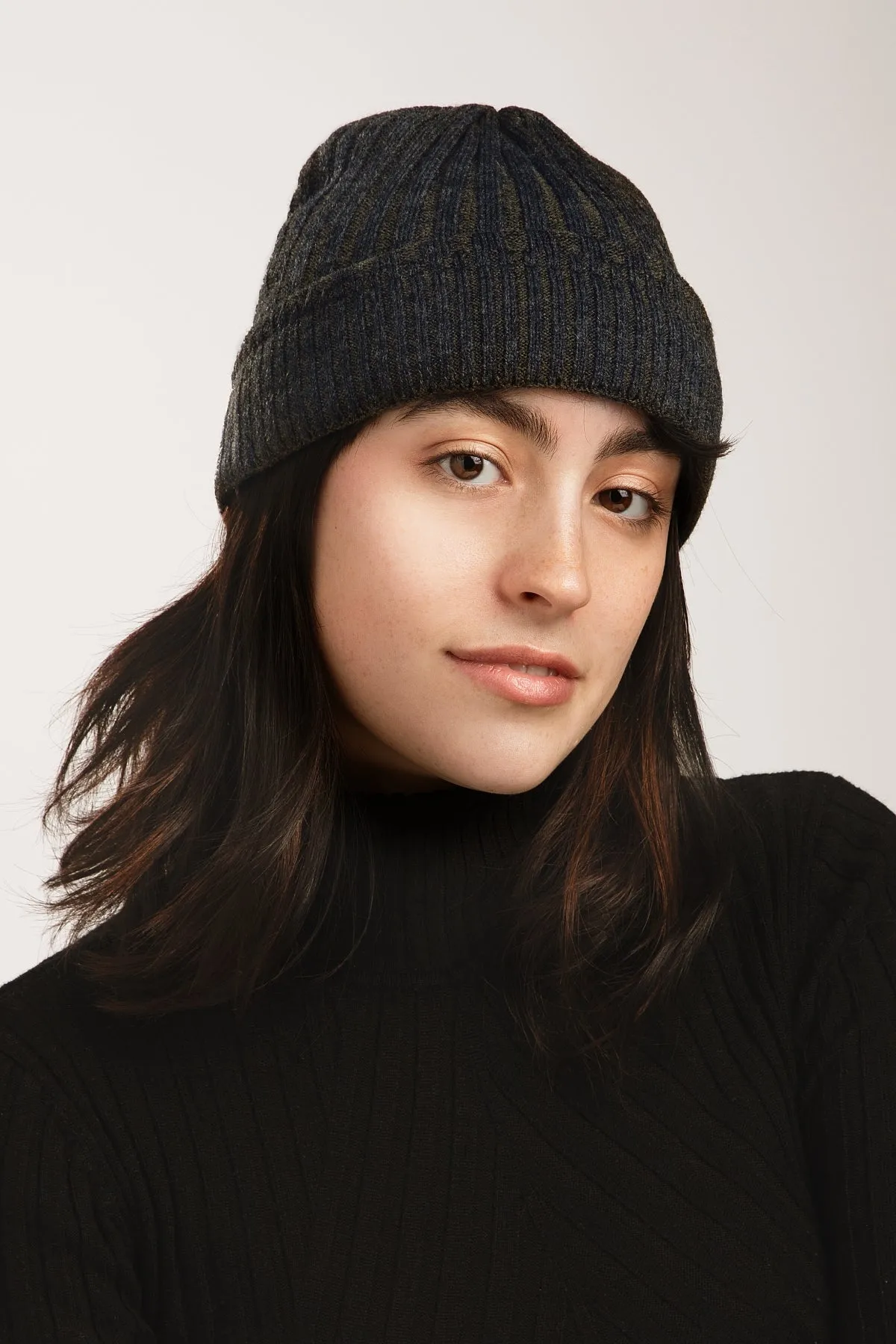 Slouchy Ribbed Cuffed Beanie sold by SAACHI product image thumbnail 4