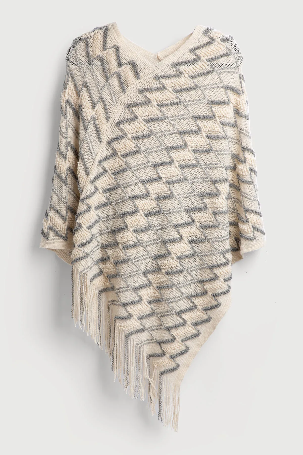 Bohemian Fringe Poncho sold by SAACHI product image thumbnail 4