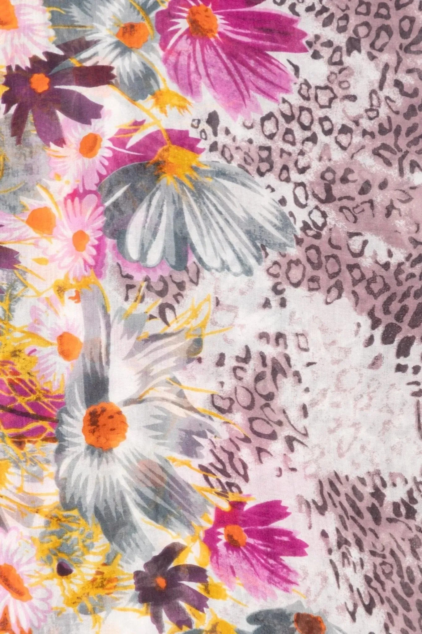 Floral Leopard Scarf sold by SAACHI product image thumbnail 4