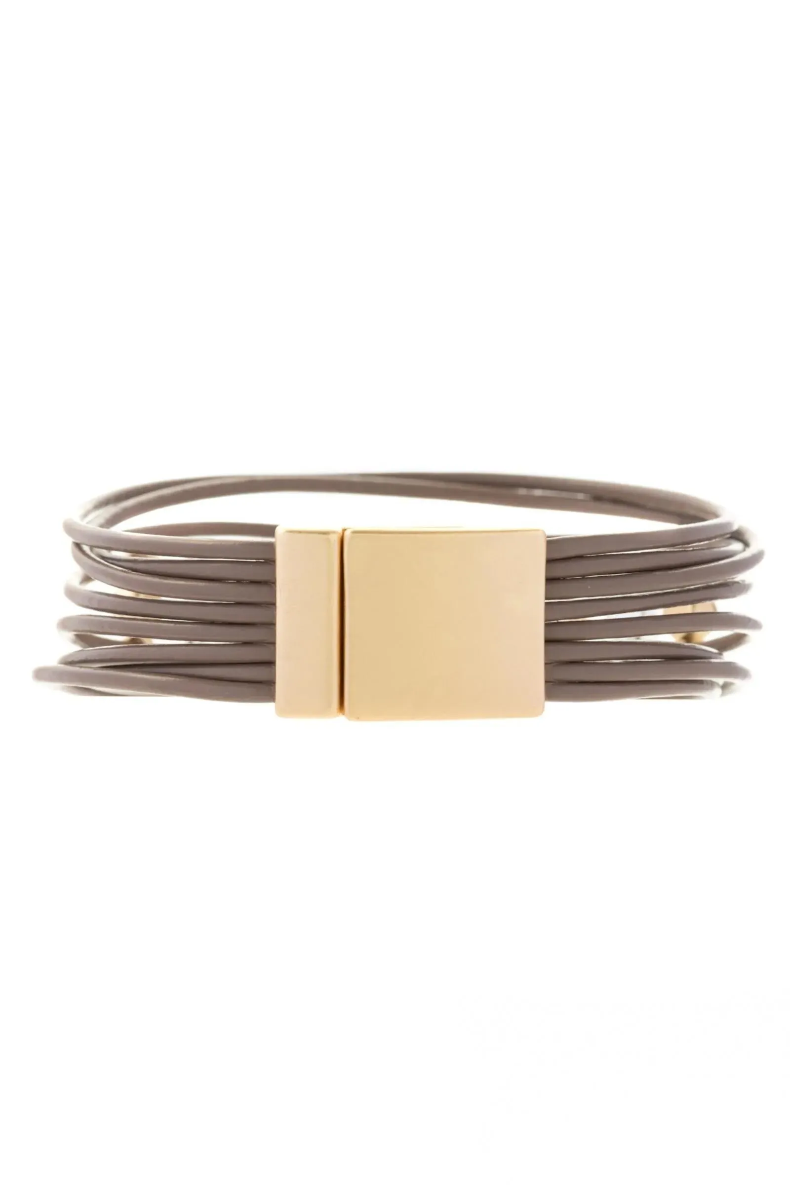 Jewel Leather Wire Bracelet sold by SAACHI product image thumbnail 2