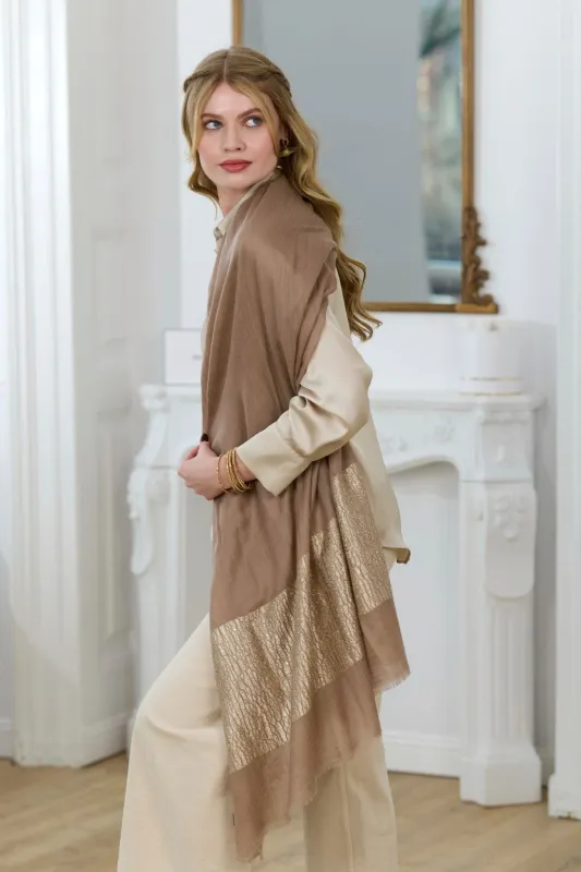 Embellished Cashmere Wrap sold by SAACHI