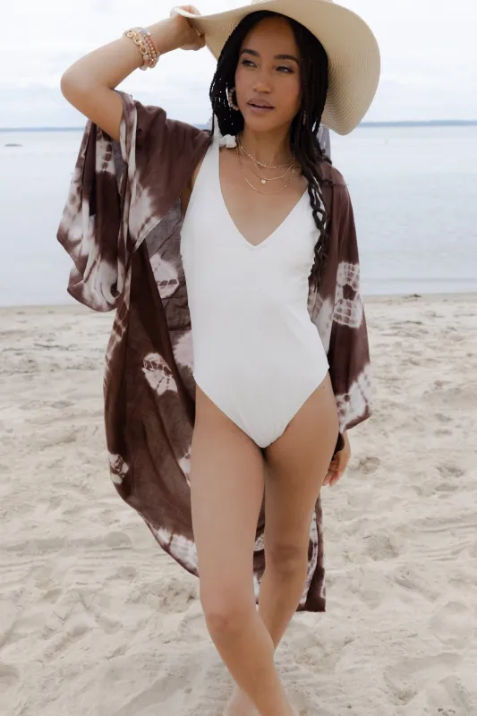 Tie Dye Maxi Kimono made by SAACHI