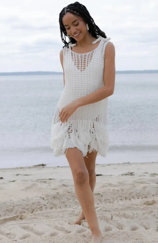 Fringe Crochet Tunic sold by SAACHI