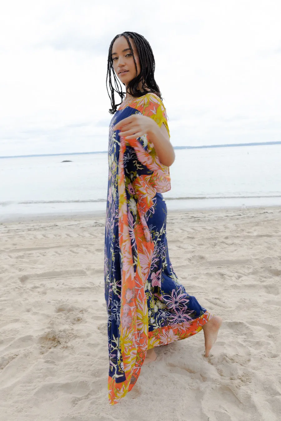 Floral Maxi Kaftan Dress sold by SAACHI product image thumbnail 2