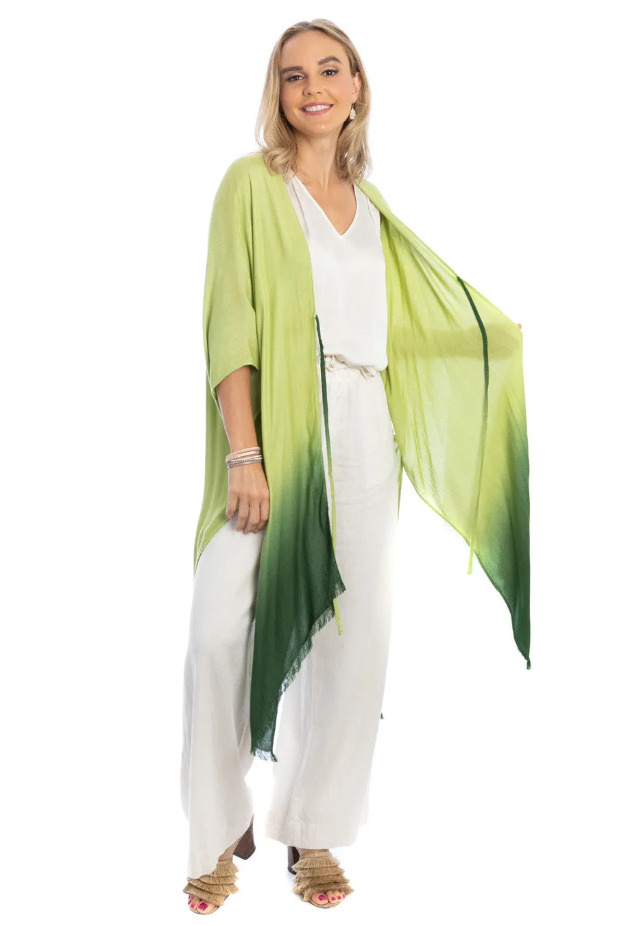 Ombre Tie Cover Up Kimono sold by SAACHI product image thumbnail 3