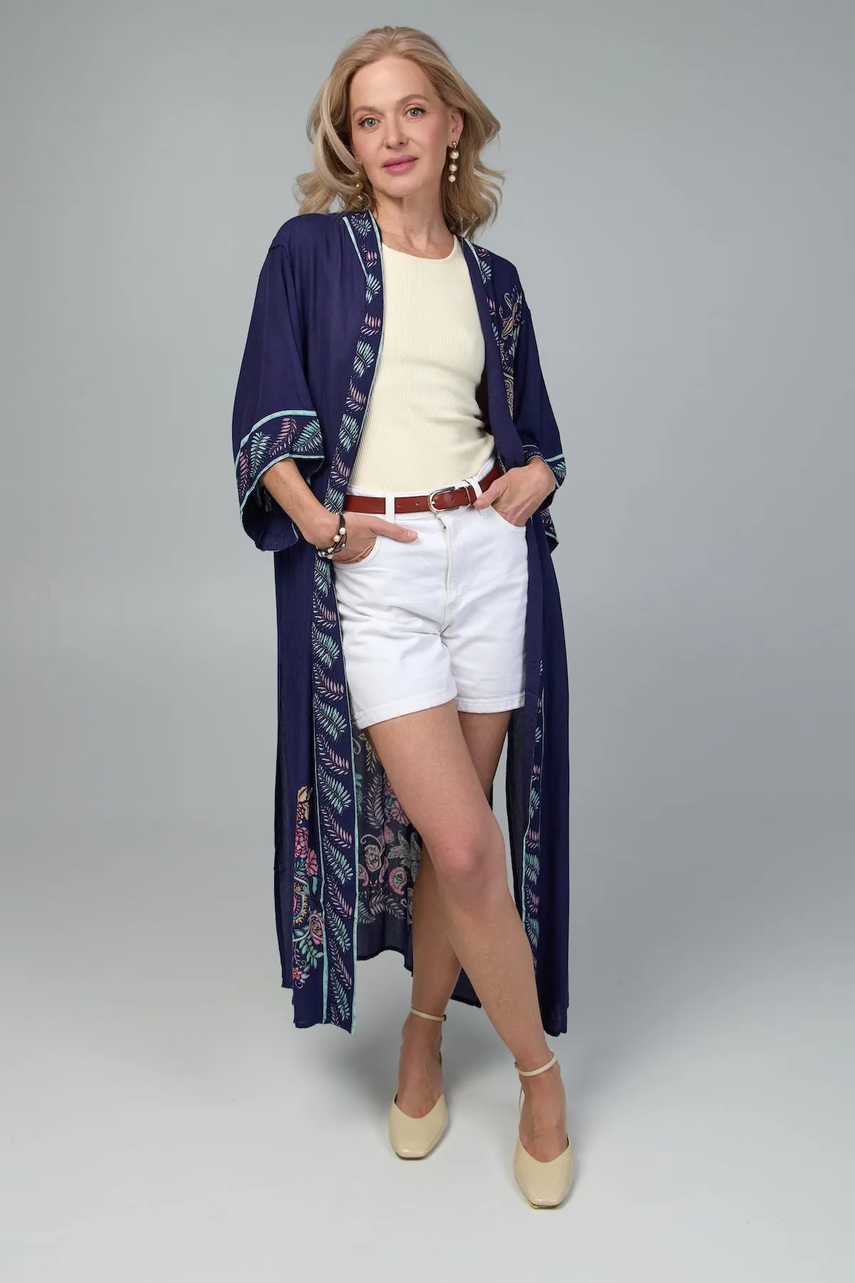 Flowy Paisley Kimono Long sold by SAACHI product image thumbnail 2