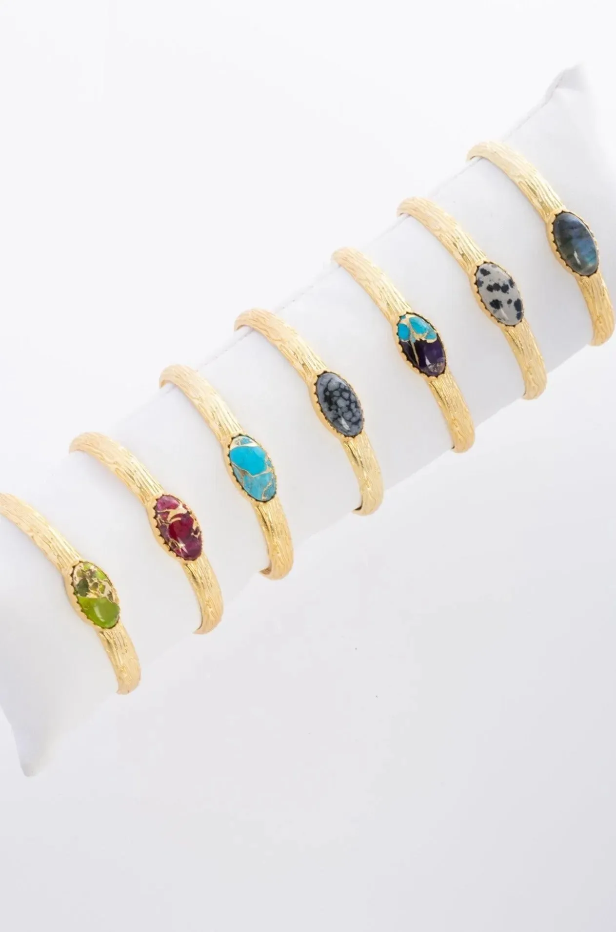 Gemstone Cuff Bracelet sold by SAACHI product image thumbnail 2