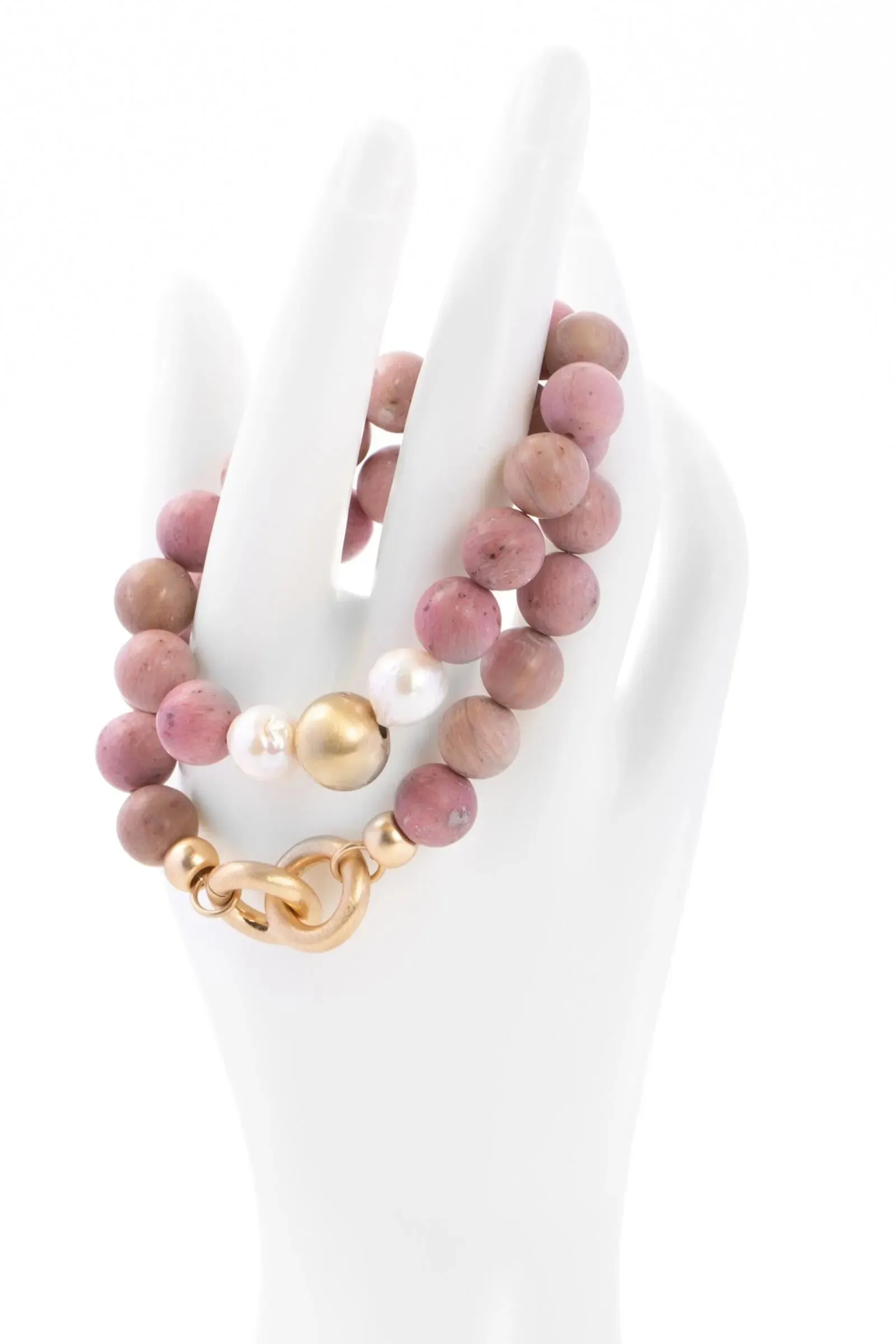 Pearl Stone Stretch Bracelet Set sold by SAACHI product image thumbnail 4