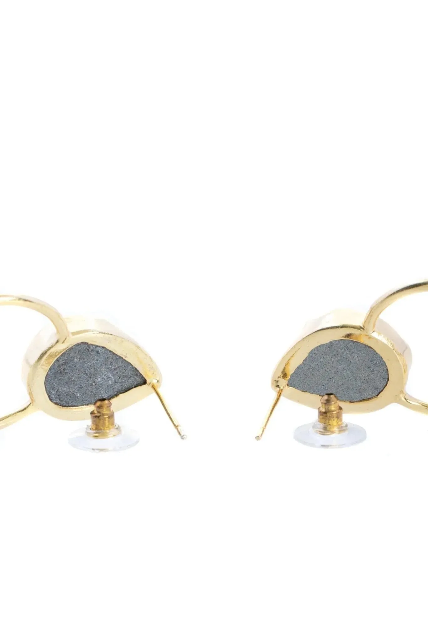 Boho Hoop Druzy Earrings sold by SAACHI product image thumbnail 5