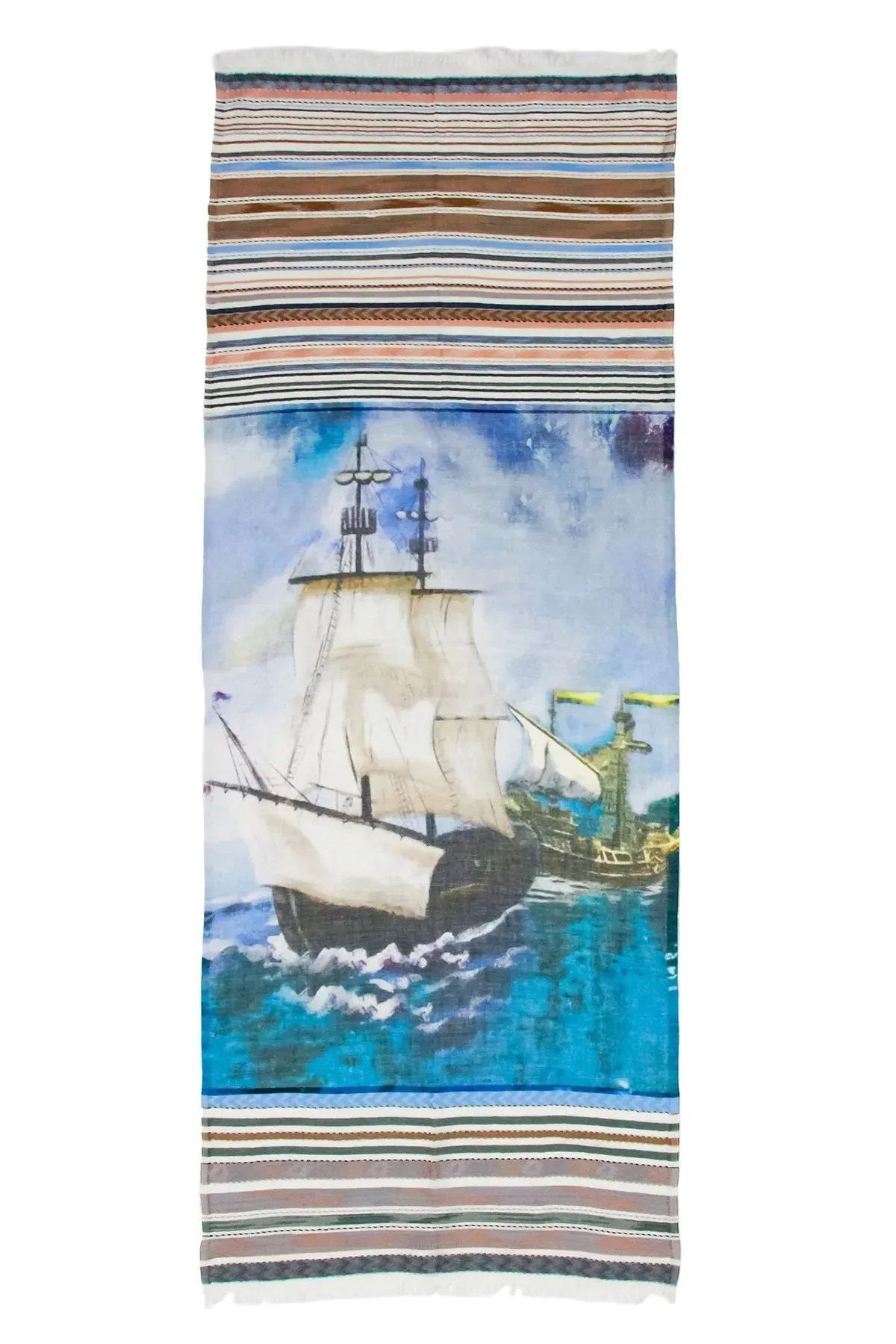 Ocean Digital Sky Printed Scarf sold by SAACHI