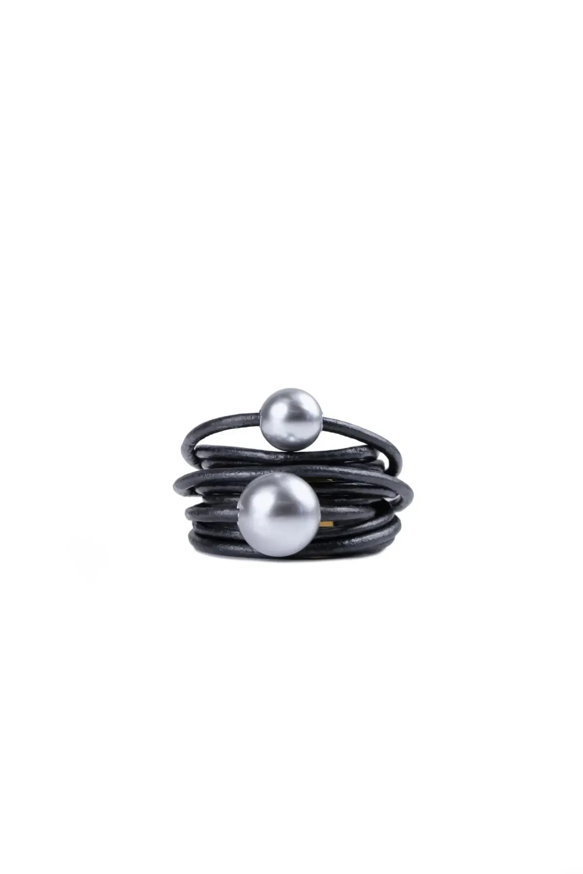 Pearl Leather Ring sold by SAACHI product image thumbnail 2