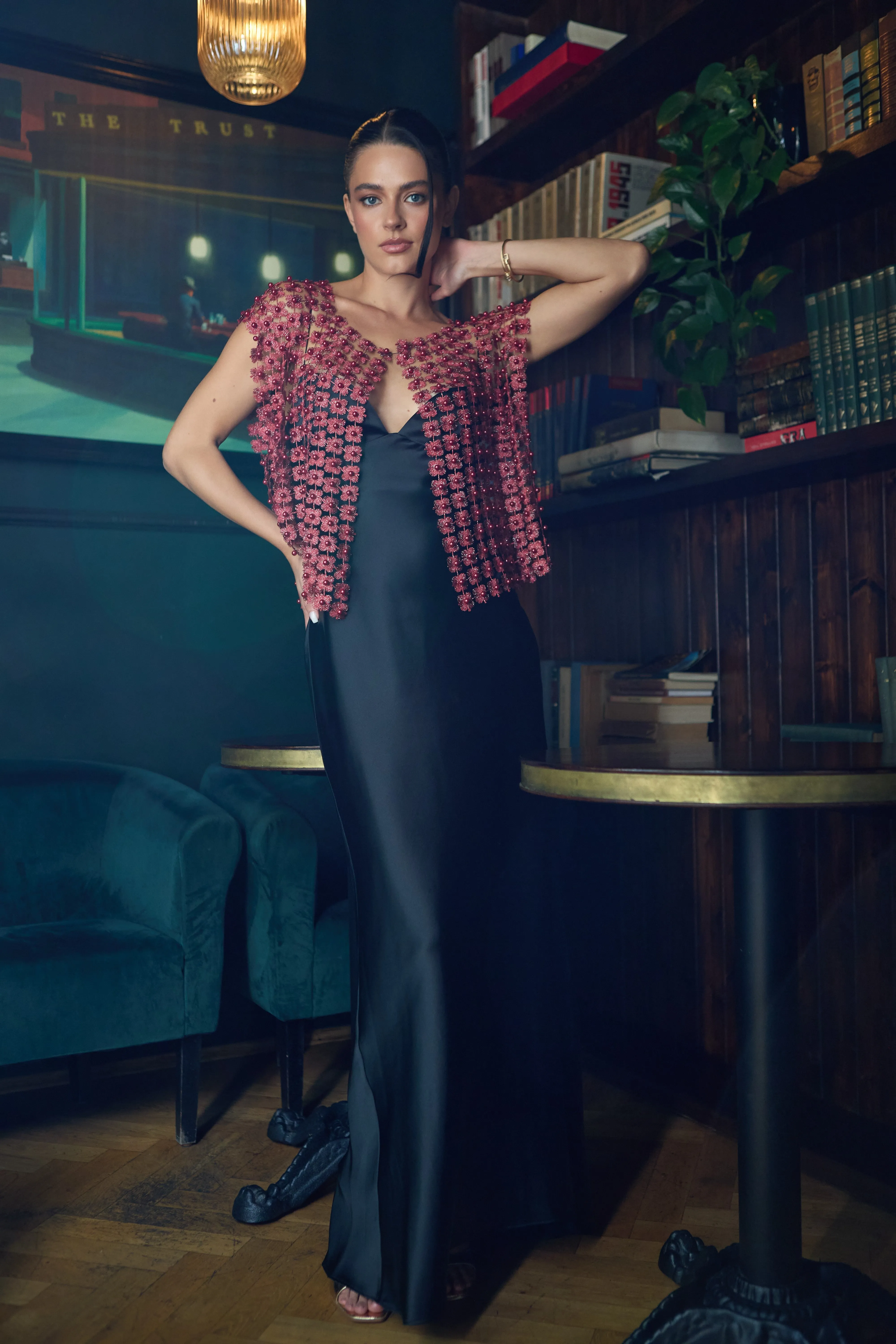 Floral Shell Pearl Capelet sold by SAACHI product image thumbnail 4